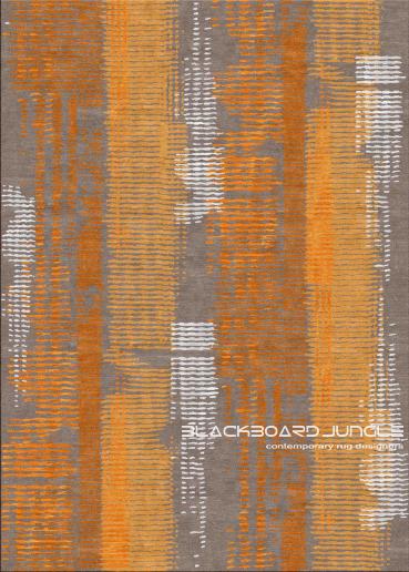 Matrix 143 ...... Orange ripple rug