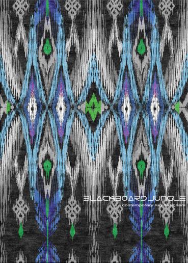 Matrix 159 ...... Blue and grey made to order rug