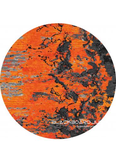 Matrix 190 ...... Round orange rug