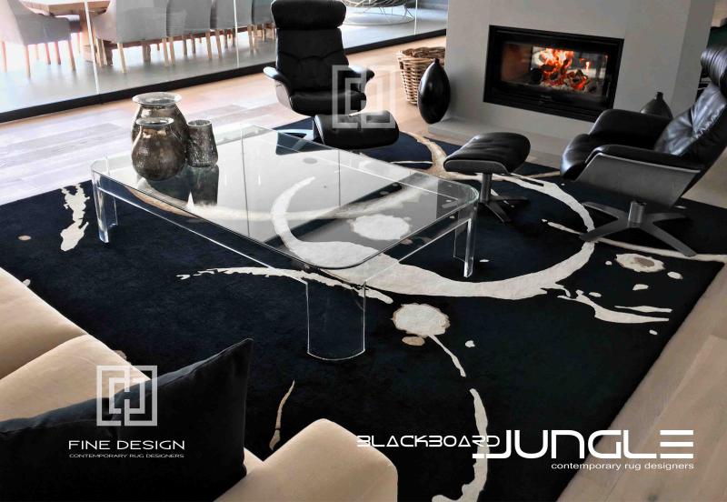 Black_and_cream_lounge_rug