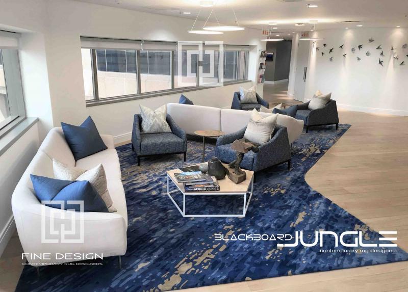 Blue_shaped_reception_area_rug